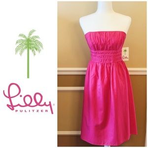Lilly Pulitzer NWT White Label silk dress, 10